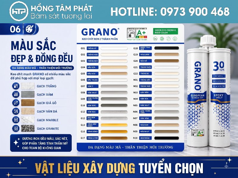 KEO RON GRANO chống bám bẩn cực tốt và cực kỳ dễ dàng lau chùi.