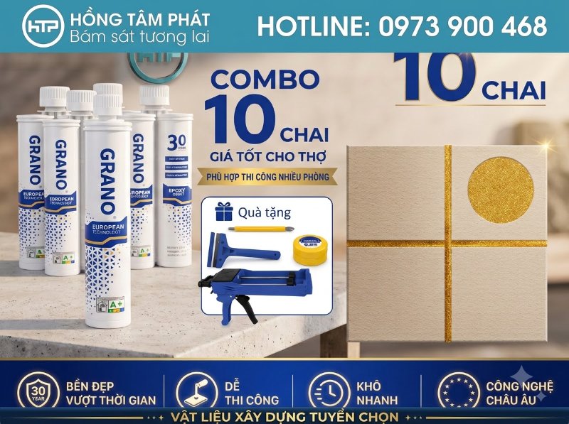 Tôn lên đẳng cấp của không gian sống với Keo Ron Grano Cao Cấp.