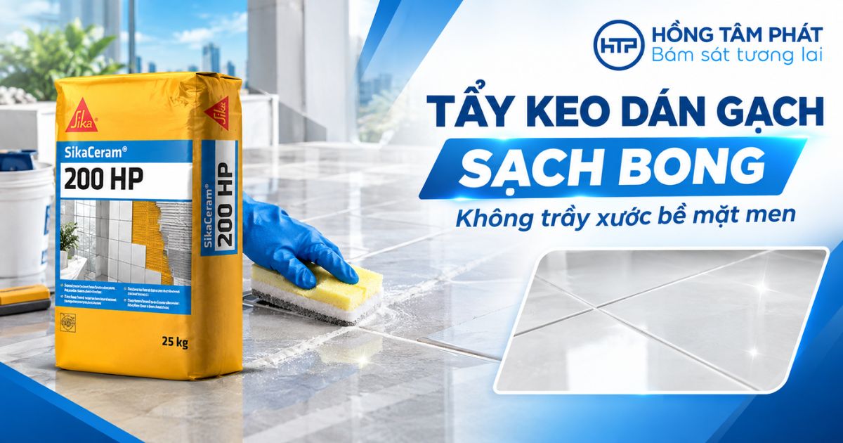 C&aacute;ch Tẩy Keo D&aacute;n Gạch Sạch Bong Kh&ocirc;ng Trầy Xước Bề Mặt