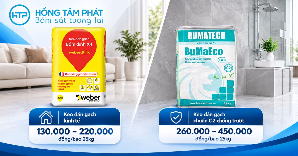 Đơn Giá Dòng Keo Dán Gạch Chuyên Dụng Ngoài Trời Và Hồ Bơi