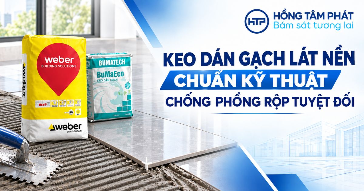 Keo Dán Gạch Lát Nền Chuẩn Kỹ Thuật Chống Phồng Rộp