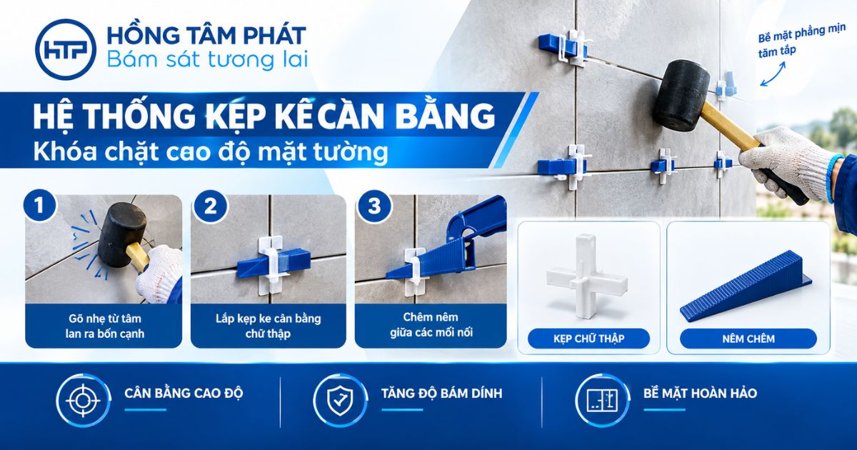 Kỹ thuật thi công phát huy tối đa công năng của keo dán gạch ốp tường