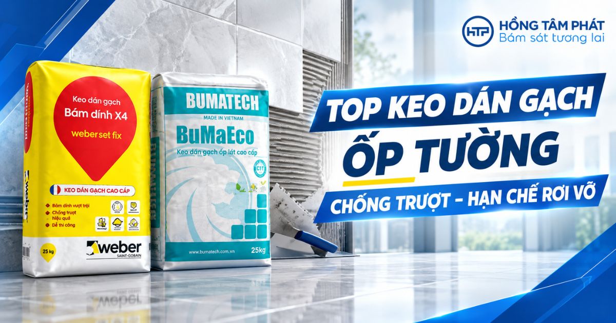 Top Keo D&aacute;n Gạch Ốp Tường Tốt Nhất Chống Trượt Rơi Vỡ To&agrave;n Diện