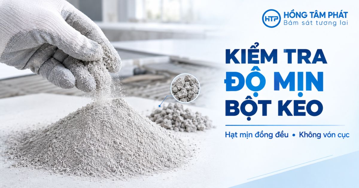 Tỷ lệ polymer quyết định sự phân cấp chất lượng keo dán gạch